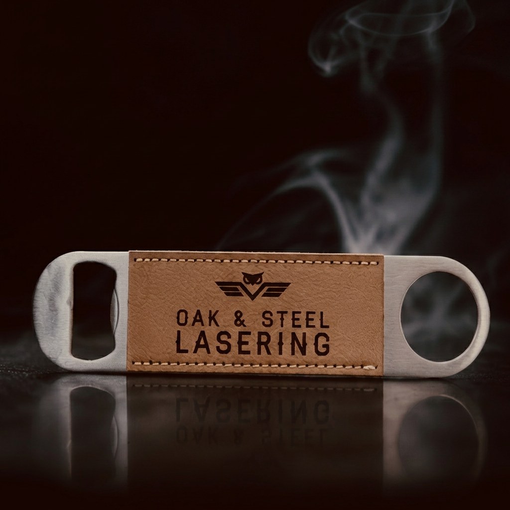 Leather-Wrapped Bottle Opener